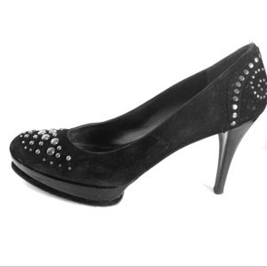 Stuart Weitzman Studded Platform Pump sz 12